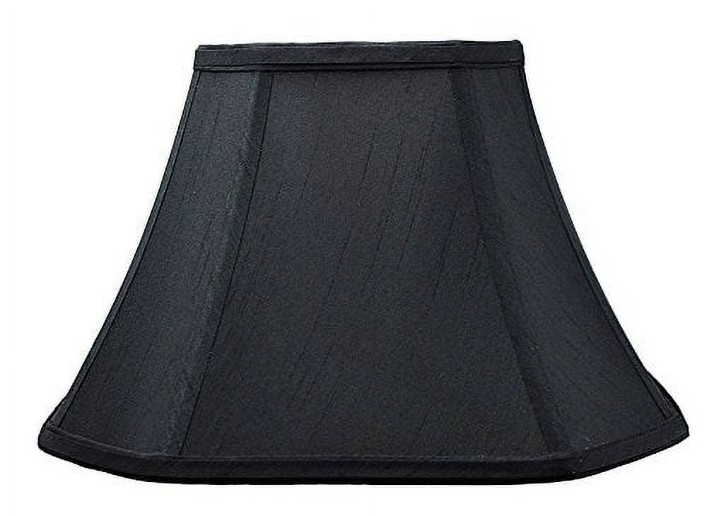 Cut Corner Lamp Shade, 12inch, Black, Softback (Spider)