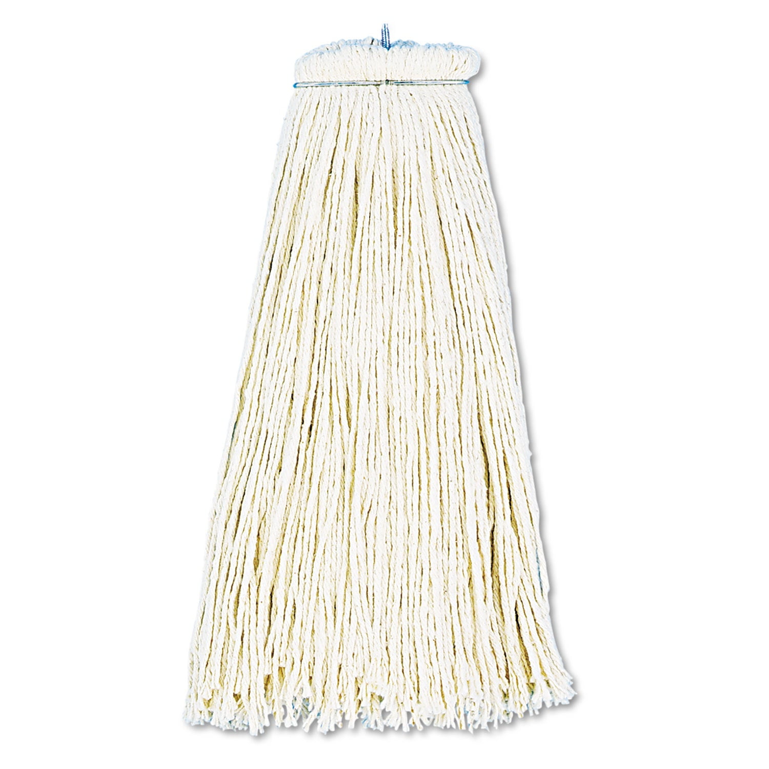 16oz White Cotton Cut-End Lie-Flat Wet Mop Head