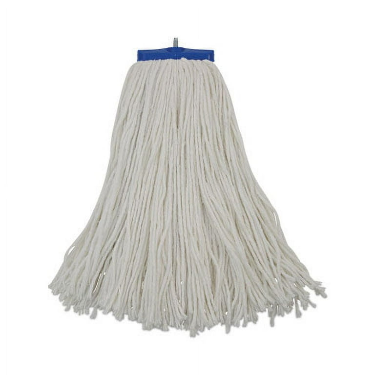 Cut-End Lie-Flat Wet Mop Head, Rayon, 16oz, White Cut-End Lie-Flat Wet Mop Head, Rayon, 16oz, White