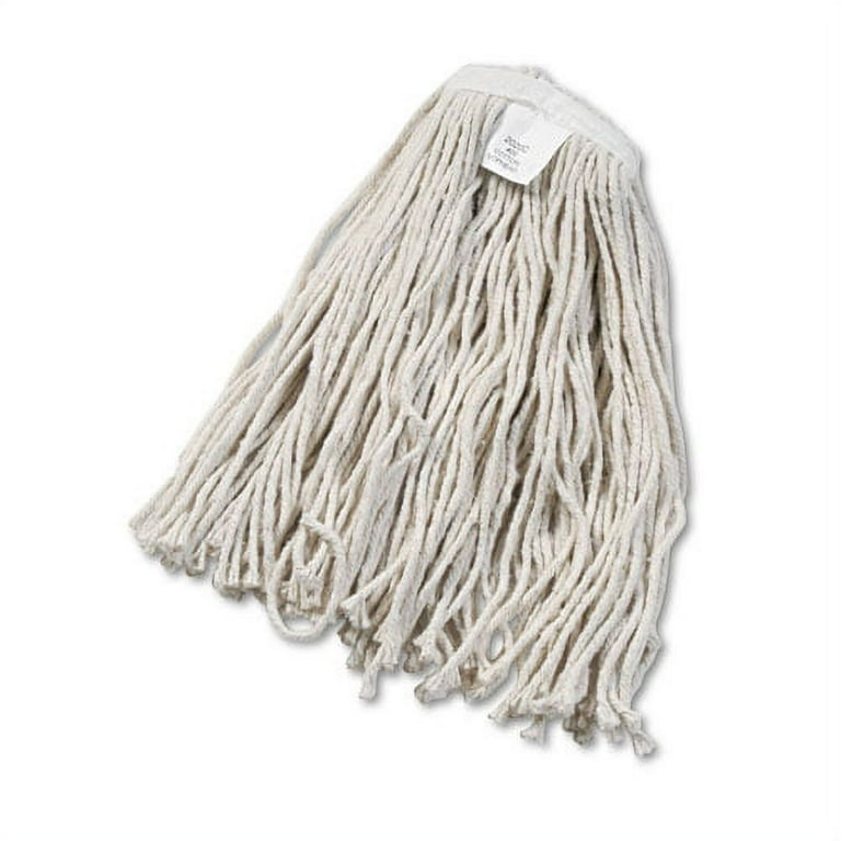 Cut-End Wet Mop Head, Cotton, No. 20, White Cut-End Wet Mop Head, Cotton, No. 20, White