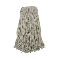 Cut-End Wet Mop Head, Cotton, No. 32, White | Bundle of 5 Each