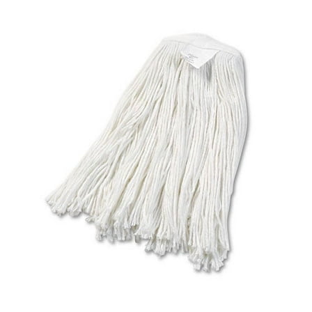 Cut-End Wet Mop Head, Rayon, No. 20, White | Bundle of 2 Each