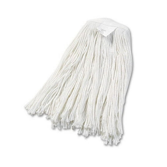 Cut-End Wet Mop Head, Rayon, No. 20, White | Bundle of 2 Each