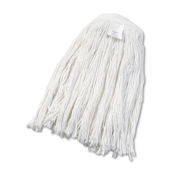 Cut-End Wet Mop Head, Rayon, No. 24, White | Bundle of 2 Each