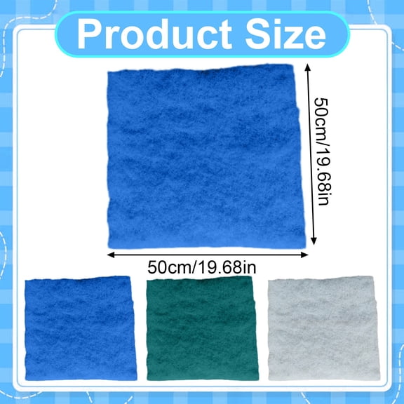 Cut To Fit Air Filter, Reusable Air Filter, MERV 6 G4 Filter Media, Washable Air Conditioner Filters Cotton, Rv Ac Filter Pad, Air Purifier Replacement Filter Material, Filter Mat,19.68×19.68 in,A