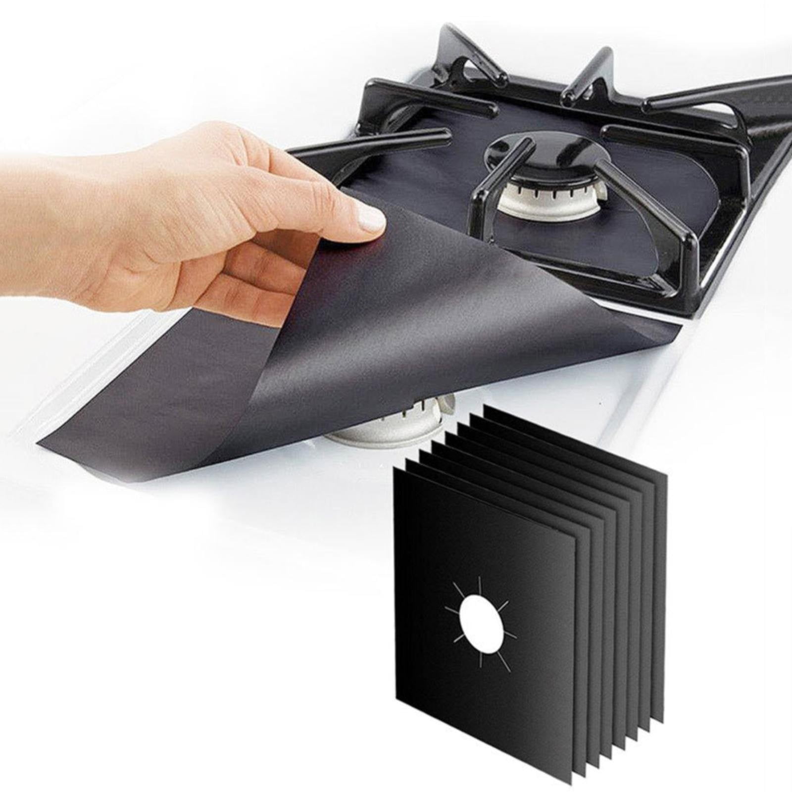 Cut to Fit Gas Stove Protector Mat 1 Pack or 8 Pack High Temperature ...