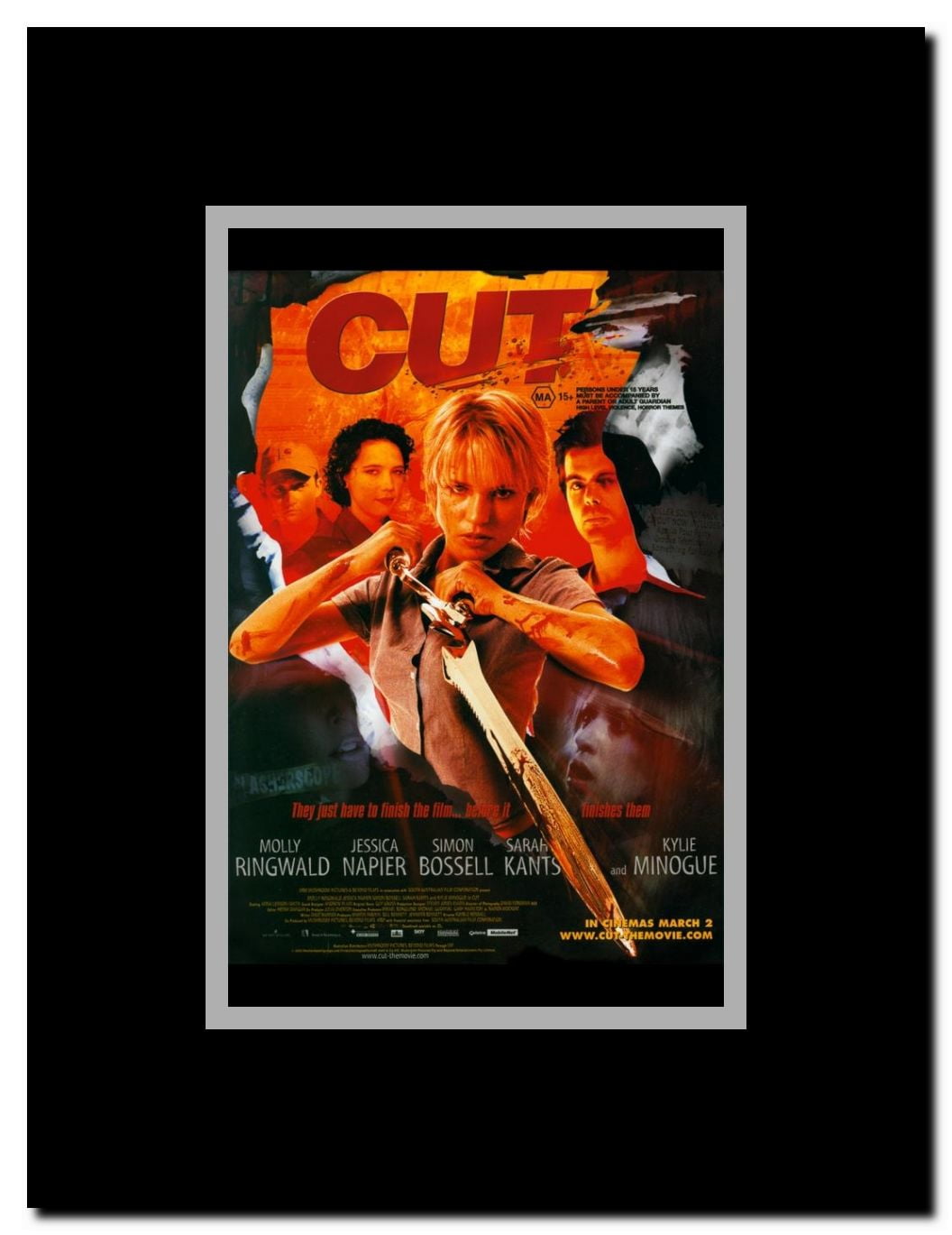 Cut Framed Movie Poster