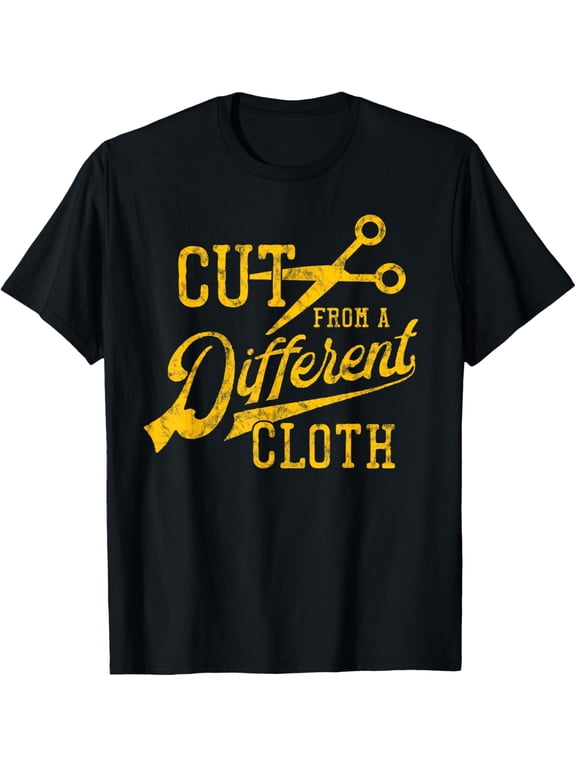 t-shirt Cut From A Different Cloth Urban Hip Hop T-Shirt mens,black,women,funny,journey,Crew Neck, Short Sleeve,custom clothing patterns.gift