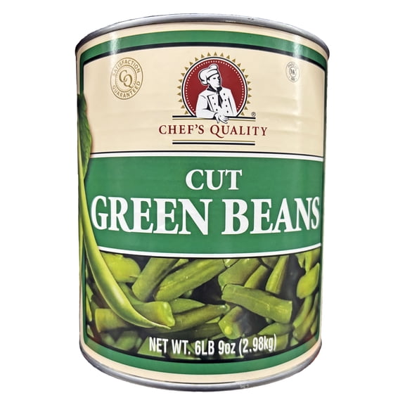 Chef's Quality Cut Green Beans | Kosher | 6.56 lb.