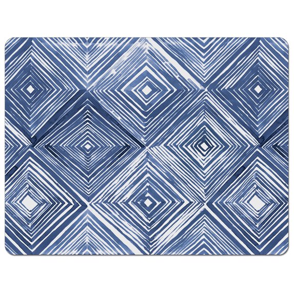 Cut N' Funnel "Blues" Flexible Plastic Cutting Board Mat