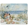 thumbnail image 1 of Cut N' Funnel "Coastal Sanctuary" Designer Flexible Plastic Cutting Board Mat, 1 of 7