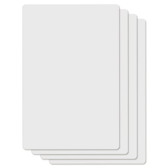 Cut N' Funnel Large Food Service Grade Heavy Gauge Flexible Plastic Cutting Board Mats 4 Pack 24" x 18"