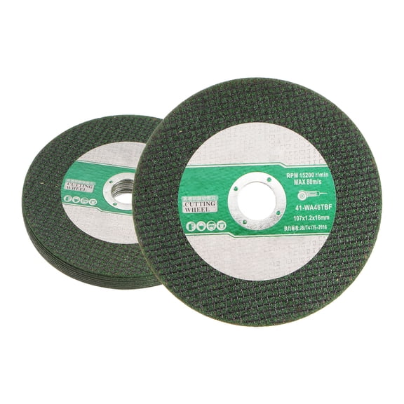 Cut Off Wheels 107mm x 1.2mm x 16mm Green, 10 Pieces