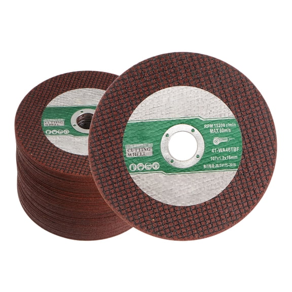 Cut Off Wheels 107mm x 1.2mm x 16mm Red, 50 Pieces