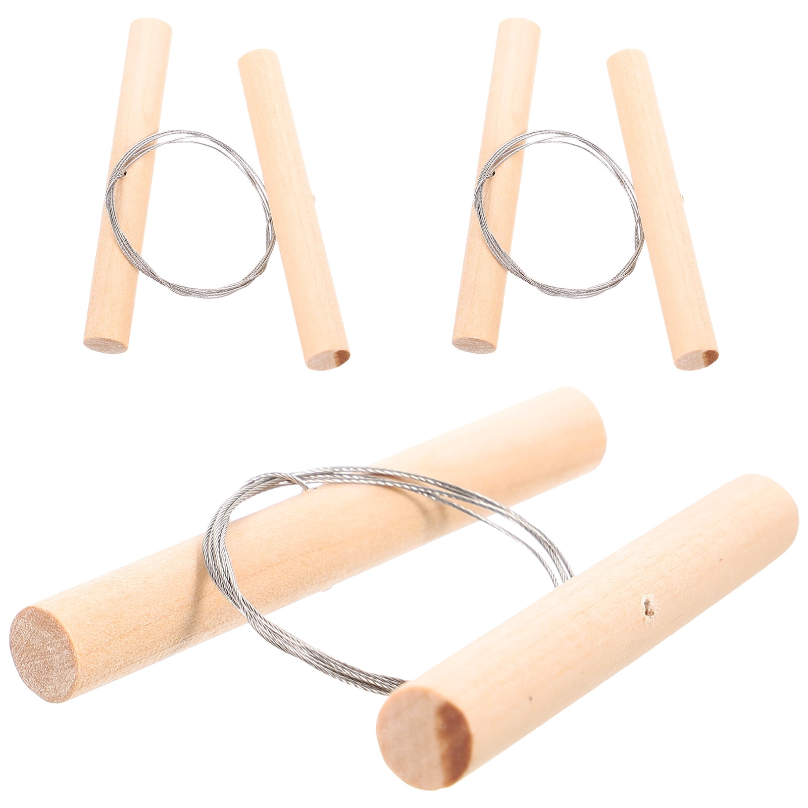 CutOff Wires for Pottery Birch Handle Angle Cutting Clay Tool