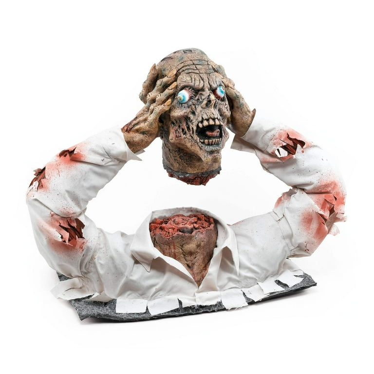 Cut Off Zombie Head Display Halloween Fancy Dress Unisex Cut Off Zombie Head Display Halloween Fancy Dress Unisex