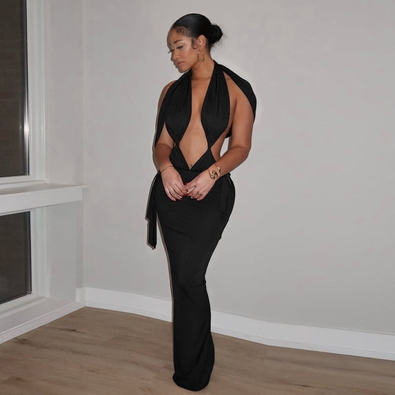 Cut-Out Maxi Dress