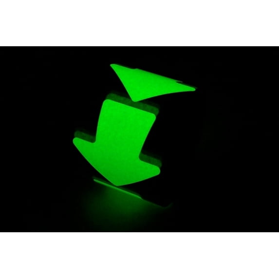 Cut Out Stick On 4" Glow Arrows (100 Pack)