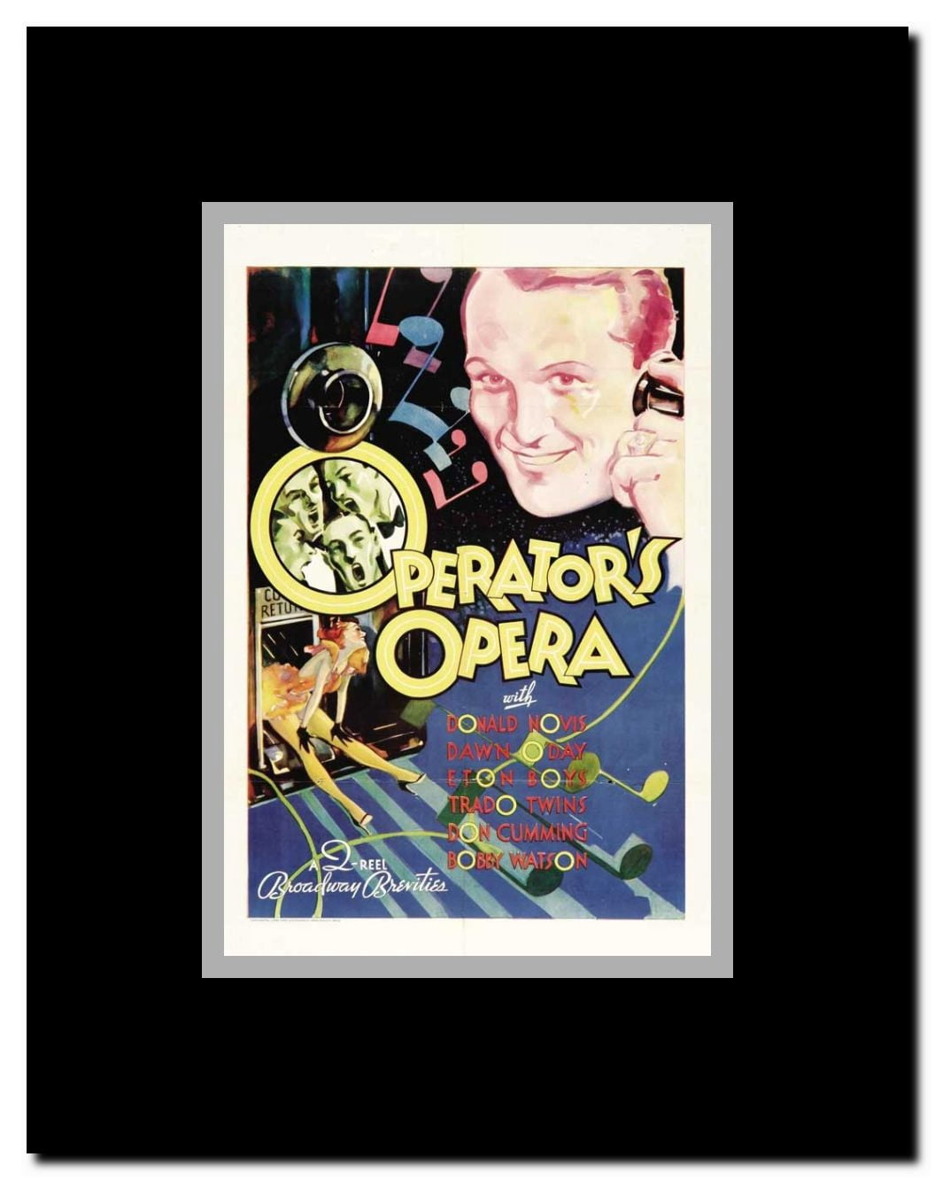 Cut Out for Love Framed Movie Poster