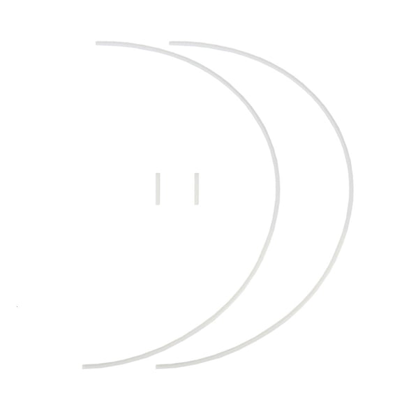 Cut PTFE Tubing, White, 2.5mm x4mm for Improve 3D Printing Tubing
