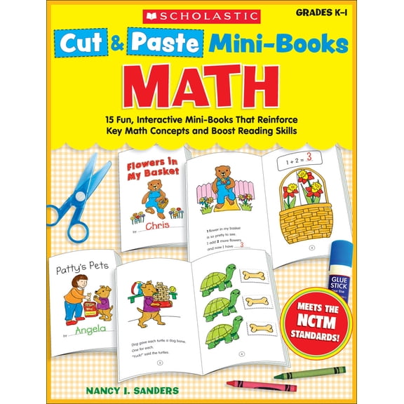 Pre-Owned CUT & PASTE MINI-BOOKS MATH GRADES K-1
