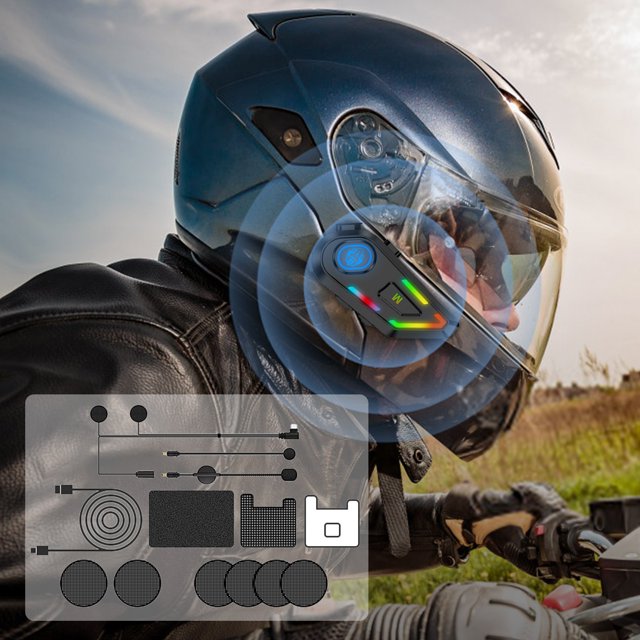 Cut Prices, Motorcycle Helmet Bluetooth Headset, Soft and Hard Mark