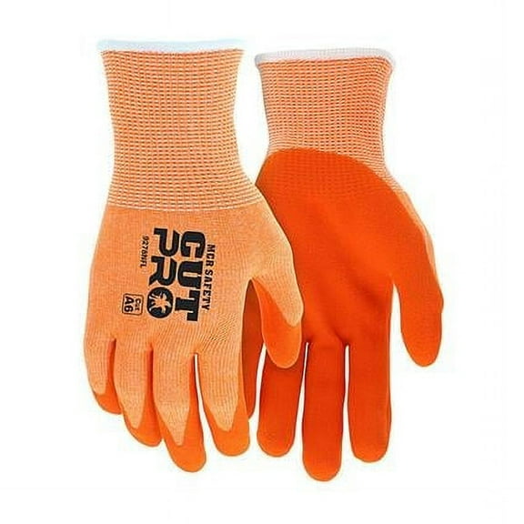 Cut Pro Cut-Resistant Gloves, Cut Level A6 ,Nitrile ,Sandy ,S 12 PK 92730HVS