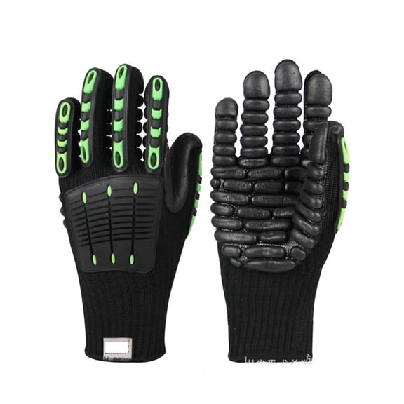 Cut Resistant Anti Vibration Safety Work Glove Mechanics Industry Working Gloves For Impact Drill ,Versatile and Multifunctional