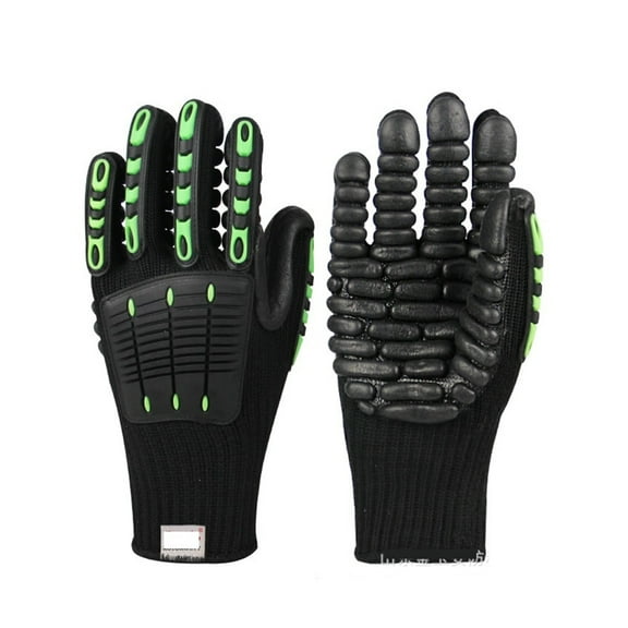 Cut Resistant Anti Vibration Safety Work Glove Mechanics Industry Working Gloves For Impact Drill