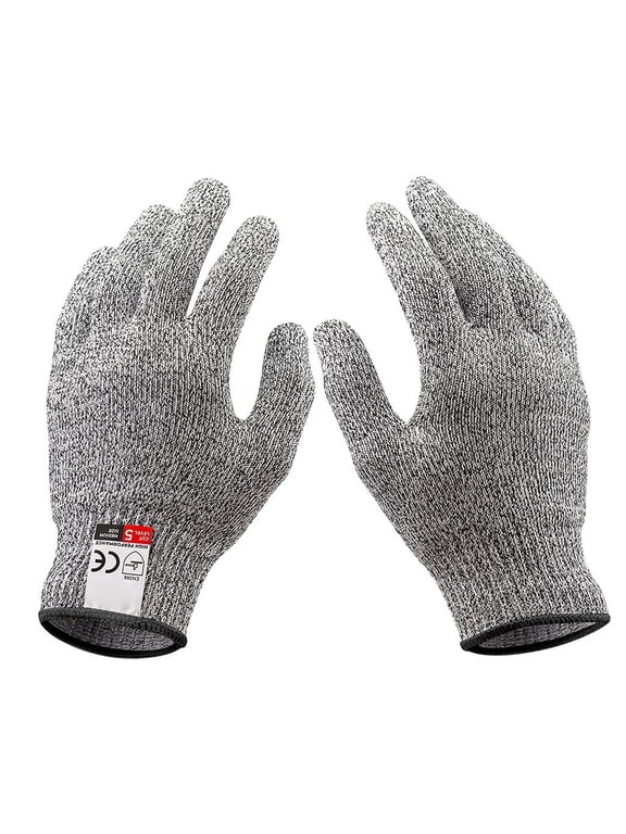 Cut Resistant Fishing Gloves,Waterproof Work Mittens,Skid-proof Breathable Gloves with Sweat Draining and Scratch Resisting Features,Perfect for Fishing,Outdoor Activities,1Pc,Grey,HPPE