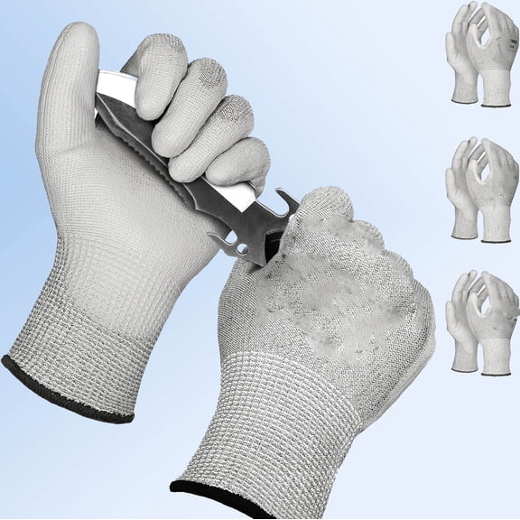 Cut Resistant Gloves, Cut Proof Work Gloves, Touchscreen, for Woodworking, Glass Cutting, Construction, Cargo Handling