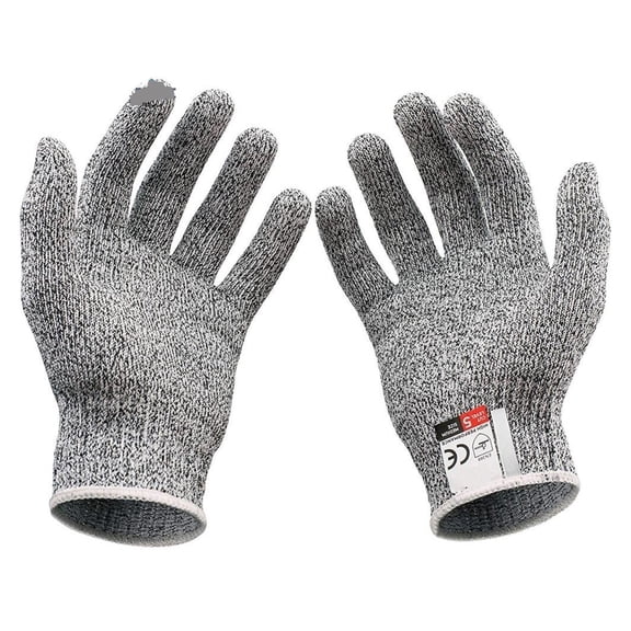 Cut Resistant Gloves Hunting Gloves Ambidextrous Food Grade Cycling Protection Level 5 Protection Size Safety Work Glove ,Wear-Resistant