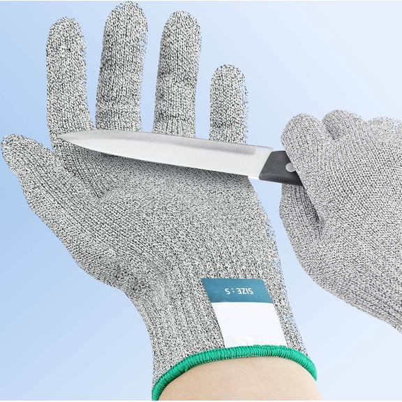 Cut Resistant Gloves - Kitchen & Chef Gloves for Food Prep, Knife Cutting, Mandoline Slicing, Butcher, Oyster Shucking, Fish Handling