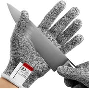 Cut Resistant Gloves, Level 5 EN388 - ANSI/ISEA Certified Cutting Gloves, Kitchen Work Gloves for Chefs, Food Grade[Small]