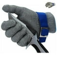 thumbnail image 1 of Food Safe Butcher Gloves Level 9 Cut Resistant Butcher Glove - Stainless Steel Mesh with Durable, Rust-Proof Metal Wire (L), 1 of 5