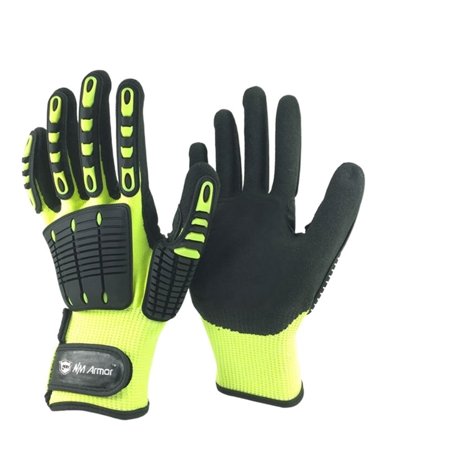 Cut Resistant Safety Garden Work Glove Anti Vibration Mechanic Hand Protective Running Gloves ANSI Level A6 ,Superior Abrasion