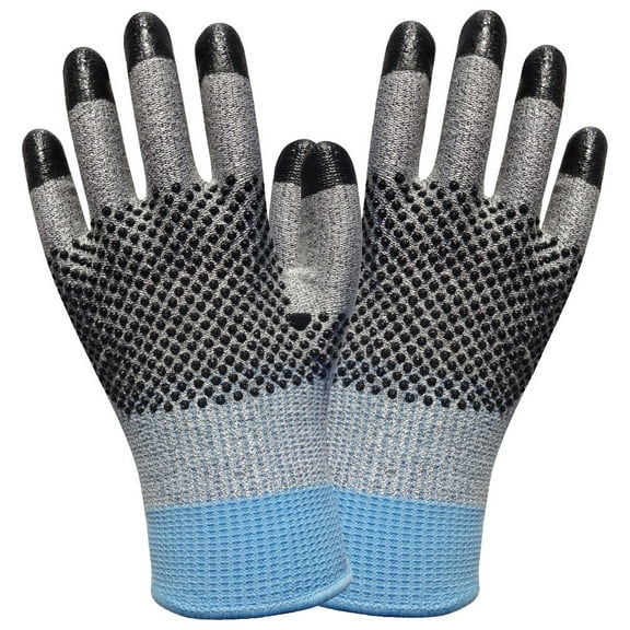 Cut Resistant Safety Glove 2 Pairs Cut Proof HPPE Anti Cut Work Gloves ,Easy to Wear