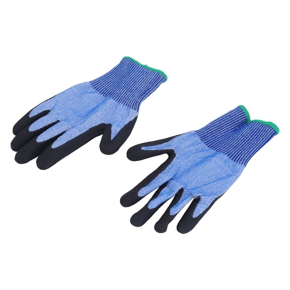 Cut Resistant Work Gloves Steel Wire A7 Level Protective Non Slip Oil Proof Safety Mechanics Gloves Size M (8.27 inches / 21 cm) for Woodworking construction and Car Repairs 1 Pair