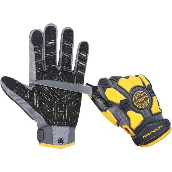 Cut Resistant Work Gloves for Men with Touch screen, Utility Mechanic Gloves