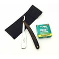 thumbnail image 1 of Cut Throat Barber Razor Straight Edge + 100 Derby Blades ZEEPK USA HIGH QUALITY, 1 of 3
