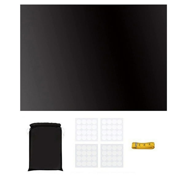 Cut To Size Blackout Blinds Portable Blackout Curtains Waterproof Polyester