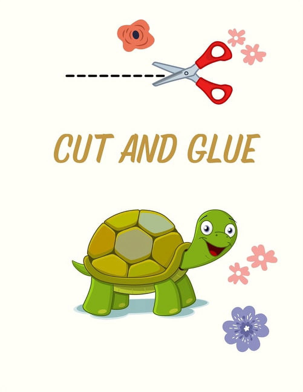 Cut and Glue: Scissor Skills Activity Book for Kids, (Paperback ...