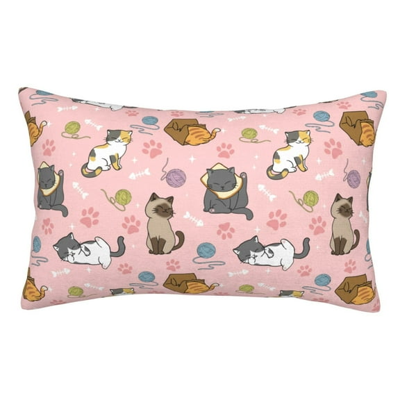 Cut cats Pillow cases pillow covers Standard Size pillow case pillow protector, Soft ,with Zipper pillowcase 20"x30"