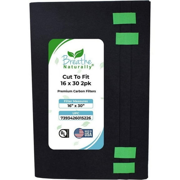 Cut to Fit Carbon Filters - 16x30 2pk