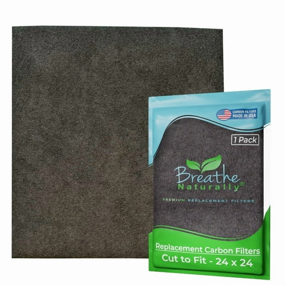 Cut to Fit Carbon Filters 24x24 - 1pk