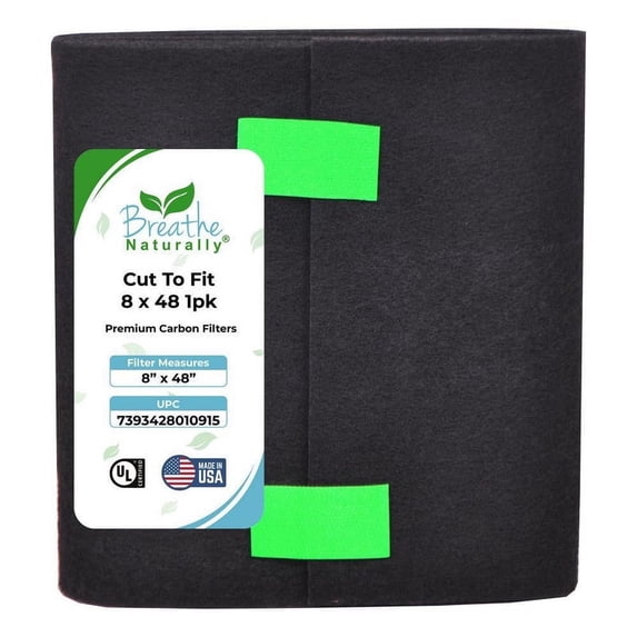 Cut to Fit Carbon Filters - 8x48 1pk