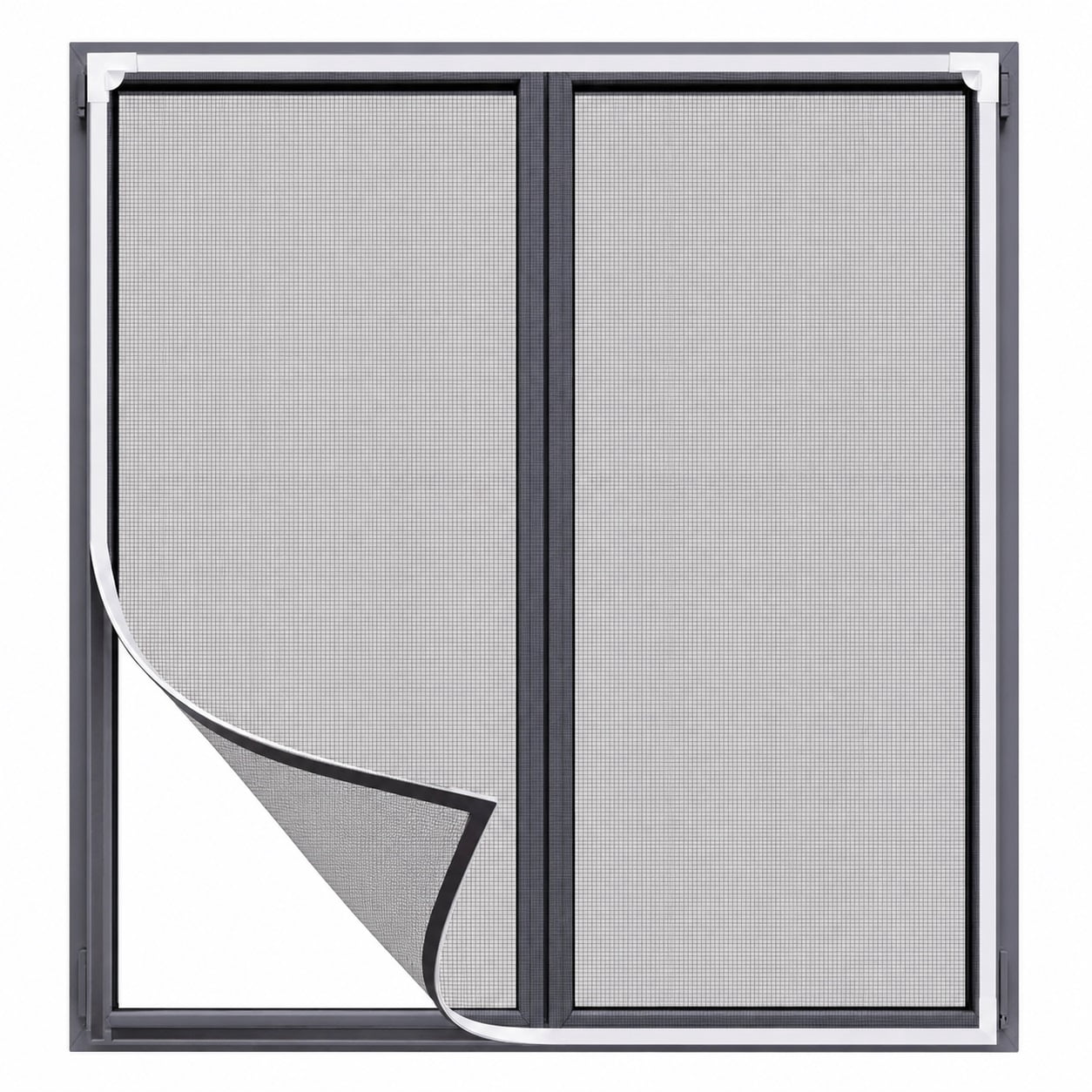 Fly Screens Window Nets 95 x 105 cm, with Full Frame Magnetic Strip Fly Screens Window Nets 95 x 105 cm, with Full Frame Magnetic Strip