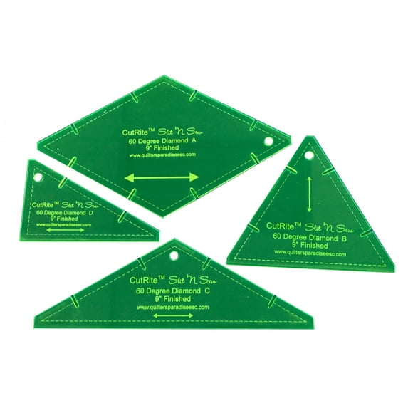 CutRite, Slit 'N Sew Diamond Templates