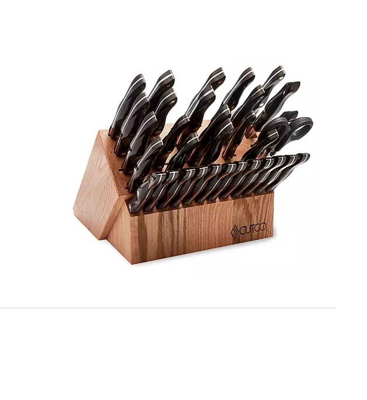 Essentials + 5 Set with Block, 12 Pieces, Knife Block Sets by Cutco
