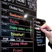 HMMAGNETS Magnetic Menu Board for Fridge, Weekly Planner Dry Erase Board with Markers, 10"x16"